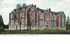 1915 Rockefeller Hall Vassar College Poughkeepsie New York NY Vintage Postcard