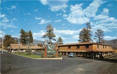 SILVER SPUR MOTEL N. Durango, Colorado Roadside 1962 Chrome Vintage Postcard 