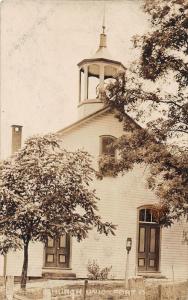 E94/ Unionport Ohio RPPC Postcard Jefferson Co c1910 Church Building