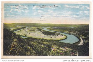 Tennessee Chattanooga Moccasin Bend From Lookout Mountain 1923