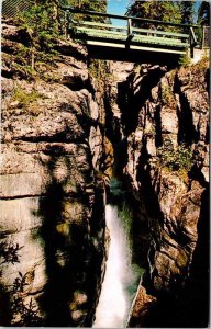 Postcard BRIDGE SCENE Jasper Alberta AB AK7128