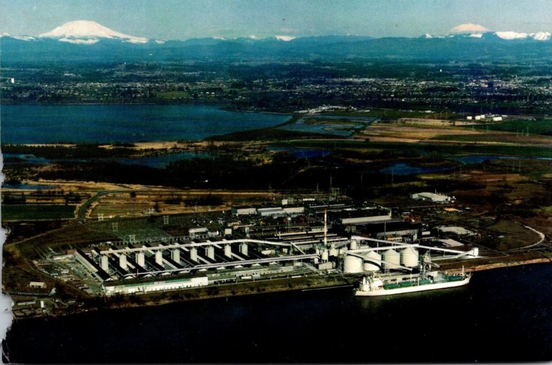 Washingtom Vancouver Aerial View ALCOA On The Columbia River