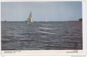 Sailing on Cross Lake,  Shreveport,  Louisiana,   40-60s