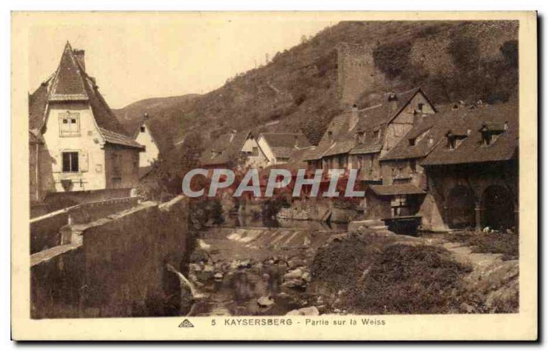 Kaysersberg - Weiss Party on Old Postcard