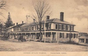 Thompson Connecticut Vernon Styles Tavern Vintage Postcard AA35336
