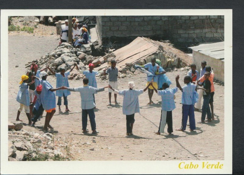 Cape Verde Postcard - Cabo Verde - Alunos Brincando Playing Pupil   T5062 