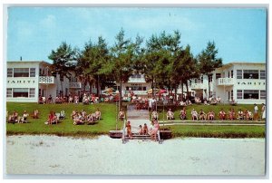 c1960 Tahiti Modern Apartment Motel Exterior Daytona Beach Florida FL Postcard