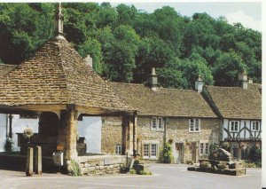 Wiltshire Postcard - Market Cross [Circa 1590] Buttercross - Castle Combe TZ8620