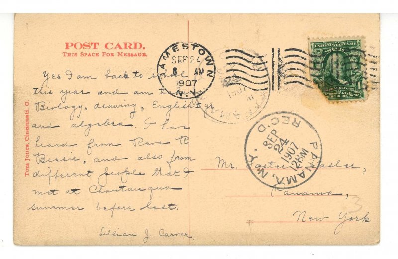 NY - Celeron. Chautauqua Lake Outlet