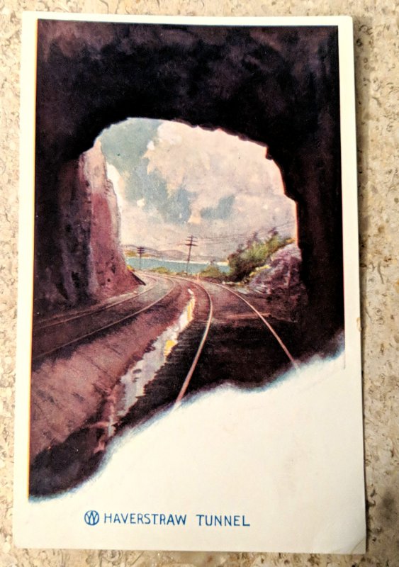 O & W RY Haverstraw Tunnel Postcard