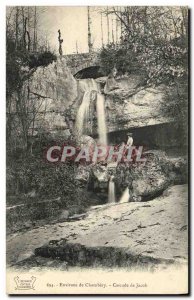 Old Postcard From Around Chambery Cascade Jacob