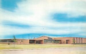 LA CROSSE, KS Kansas    LA CROSSE RURAL HIGH SCHOOL    c1950's Chrome Postcard