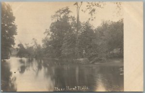 SUFFOLK VA BURNT MILLS ANTIQUE REAL PHOTO POSTCARD RPPC