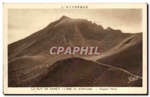 Old Postcard Auvergne Puy de Sancy north Appearance