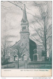 St. Mary's R. C. Church, WALTHAM, Massachusetts, 1900-1910s