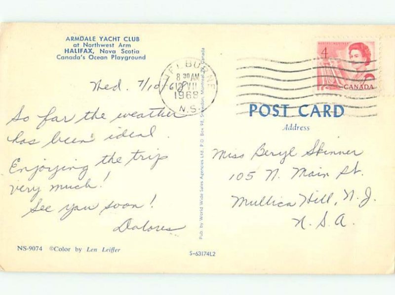 Pre-1980 BOAT SCENE Halifax Nova Scotia NS AF4313