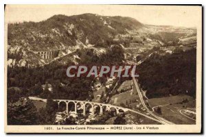 Postcard Old Franche Comte Jura Morez Picturesque Viaducts