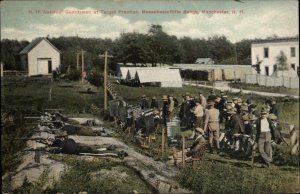 Manchester NH National Guardsmen Massabesic Rifle Range c1910 Postcard