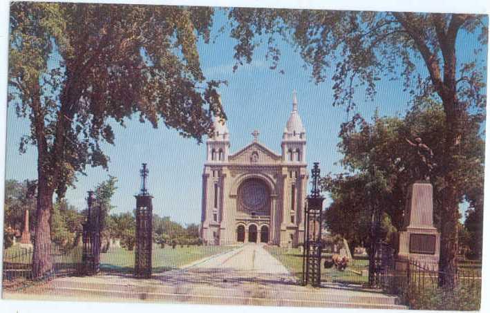 St. Boniface Cathedral near Winnipeg Manitoba Canada MB