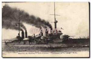 Postcard Old War Ship Voltaire Breastplate 1st row