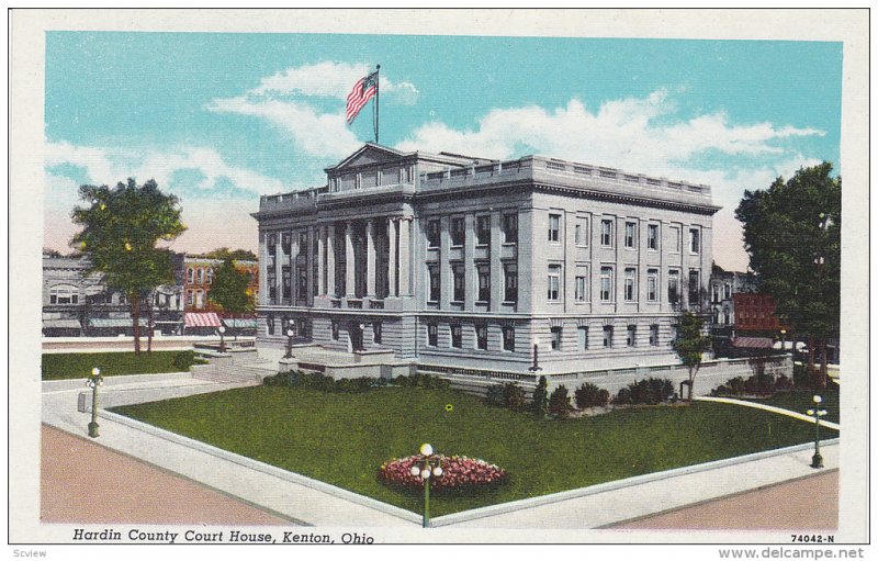 Hardin County Court House, Kenton, Ohio, 30-40s