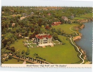 Postcard Cliff Walk and The Breakers Cornelius Vanderbilt Mansion Newport RI