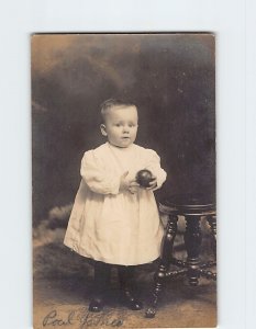 Postcard Baby Boy Vintage Picture