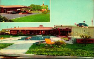 Holiday Inn Multi View Pascagoula Mississippi MS UNP Chrome Postcard P8