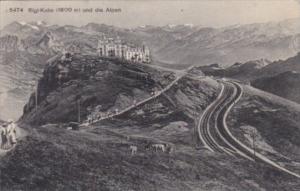 Switzerland Rigi-Kulm und die Alpen 1913