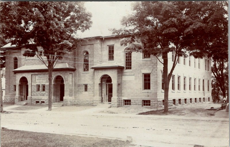 Randolph Vermont RPPC Chandler Music Hall 1907 Postcard W4