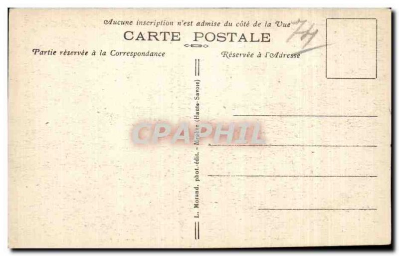 Combloux - Chaine des Aravis - Old Postcard