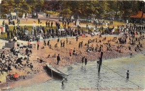 Cleveland Ohio 1912 Postcard Bathing Beach Gordan Park 