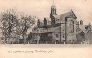 Vintage Postcard Harvard University Gymnasium Building Cambridge Massachusetts