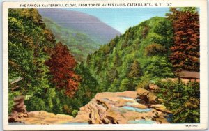 M-84087 Famous Kaaterskill Clove From Top Of Haines Falls Catskill Mts NY