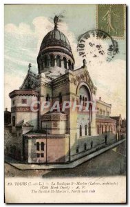 Old Postcard Tours Basilica St. Martin