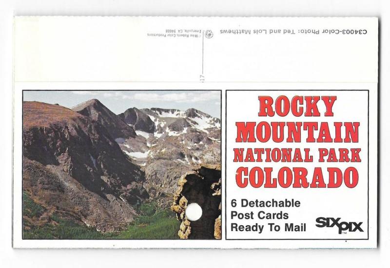 Colorado Rocky Mountain National Park Postcards Mike Roberts