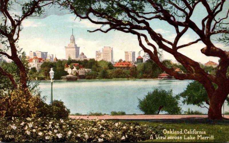 California Oakland View Across From Lake Merritt