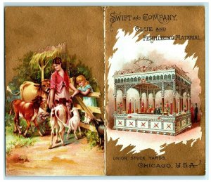 1893 World's Fair Swift & Co. Folder Brochure Glue & Fertilizer Material 7G