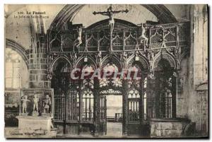 Old Postcard Le Faouet The Jube Saint Fiacre