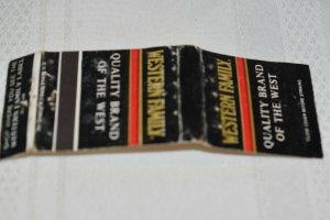 Western Family Quality Brand of the West 20 Strike Matchbook Cover