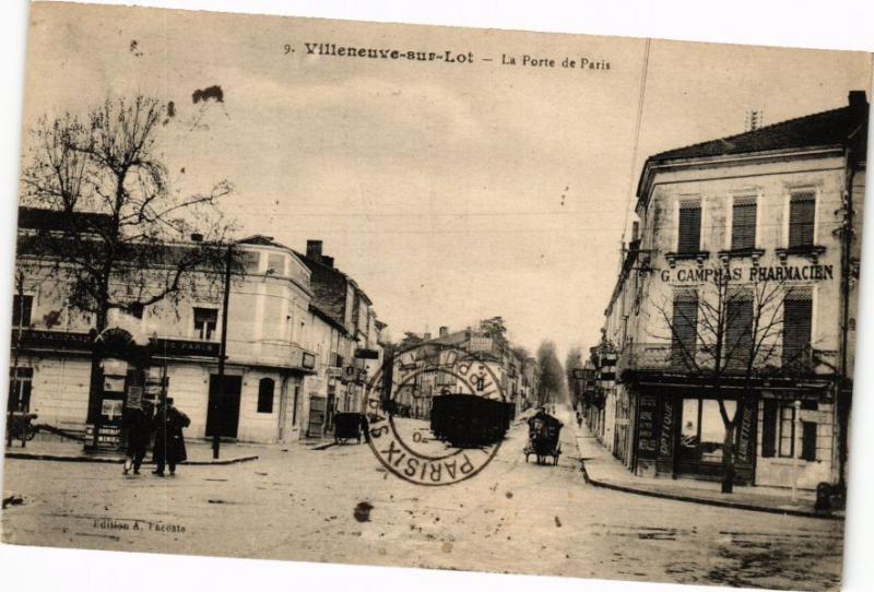 CPA VILLENEUVE-sur-LOT-La Porte de Paris (263979)