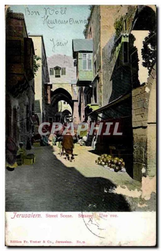  Israel - Jerusalem - StraÃŸenbild - Ansichtskarten