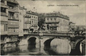 CPA CASTRES Pont-Neuf et Quai des Jacobins (1087493)