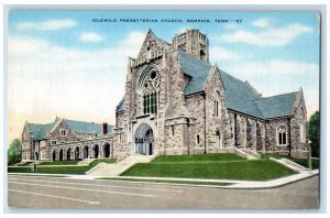 1940 Exterior Idlewild Presbyterian Church Memphis Tennessee TN Vintage Postcard 