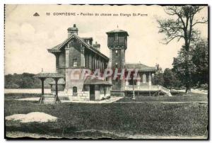 Old Postcard Compiegne Hunting Hunting Lodge in St. Peter ponds
