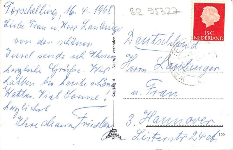 BR95327 w terschelling hotel europa cafe restaurant netherlands car real photo