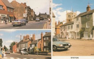 Syston Chemists Pharmacy B&H Newsagents Leicester Postcard