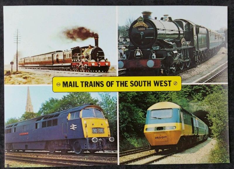 Post Office Postcard: Mail Trains of the South West Multiview SWPR8