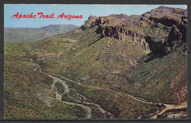 Arizona - The Apache Trail Past Canyon Lake - [AZ-333]