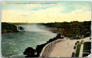 M-23081 View of Horseshoe Falls and Victoria Park Niagara Falls Canada